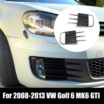 Pentru VW Volkswagen Golf 6 MK6 VI GTI GTD Vopsea ABS proiectoare de Ceață Umbra lămpii de Ceață Față Grila Hote Spranceana Ochi Vânt Cuțit Capacul Ornamental