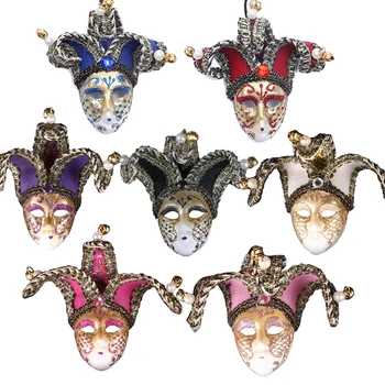 Populare Mini Veneția Pene Masca Magnet de Frigider Italia Suveniruri Ornament Decor Acasă Cadou Pachet 7 Culori 7pcs/lot