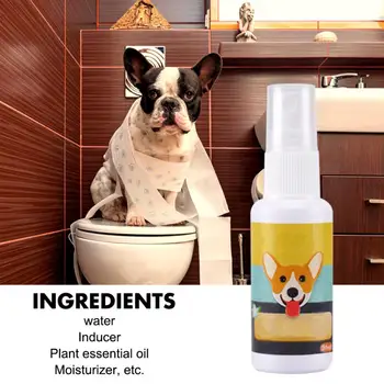 Portabil de Formare de Câine, Toaletă Olita Pet Puppy Gunoi Toaletă animale de companie defecare inductor Spray Scaun Locație Spray de Interior