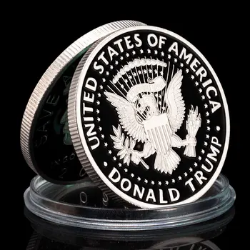 Președintele Americii, Donald Trump 2024 Suveniruri Monede Salva America din Nou Suporteri Atu Moneda Placat cu Aur de Monede