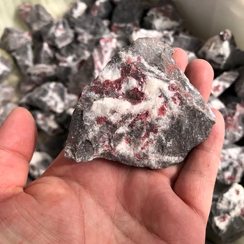 Prime naturale de Piatră prețioasă Mineral Cristal brut Cinabru Piatra 30G-110G 1 buc