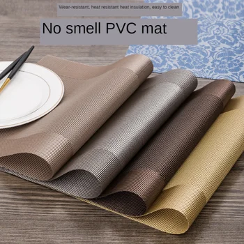 PVC Lavabil Placemats pentru Masa Mat Non-alunecare Placemat Stabilit În Accesorii de Bucătărie Cupa Coaster Vin Pad Set roller-Coastere