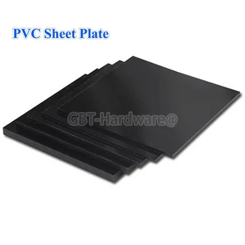 PVC negru Bord Plastic Dur Foaie Subțire Placă de Grosime 0.4/0.5/1 mm Rezistență la Coroziune, Izolare Decor Industria Chimică