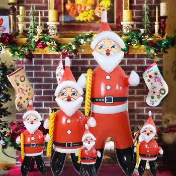 PVC Partid Decor Gradina Cadouri An Nou Fericit Moș Crăciun Păpușă de Crăciun Ornament Crăciun Gonflabil Toy