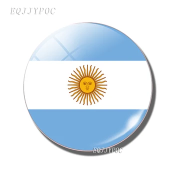 Republica Argentina Flag 30MM Magnet de Frigider Cabochon Rotund de Sticlă Magnetică Frigider Autocolante Notă Titularul Bucătărie Decor Acasă