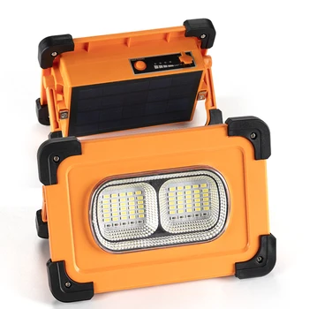 Reîncărcabilă LED Lumina de Lucru 60W Solar Portabil Lumina cu Magnet USB Inundații Lampa pentru Camping în aer liber Acasă de Urgență Pană de curent