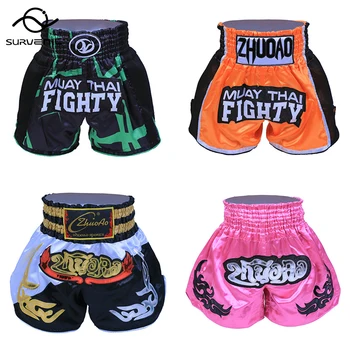Scurt, Muay Thai, MMA, Box pantaloni Scurti Femei Barbati Moda Kickboxing pantaloni Scurți Copii Sanda Bjj, Grappling Lupta Purta de Box, Pantaloni de Formare