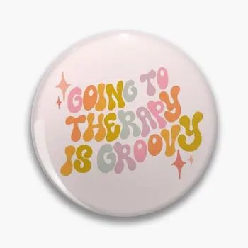 Terapia Este Groovy ' 70 Bubble Personalizabil Moale Butonul Pin Amuzant, Creativ Guler Haine Femei Bijuterii Cadou Insigna