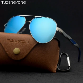 TUZENGYONG Nouă Epocă de Aluminiu Polarizat ochelari de Soare Brand Clasic de ochelari de Soare de Acoperire Lentile de Conducere Ochelari Pentru Barbati/Femei