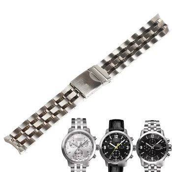 WENTULA watchbands pentru tissot T055.417/427/430/410 PRC200 din oțel inoxidabil solid trupa