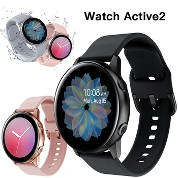 Înlocuire Curea Silicon Trupa Pentru Samsung Galaxy Watch Active 2 40mm 44mm Active2 Bratara Sport bratara 20mm watchband